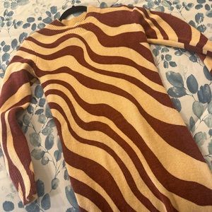 Zara holiday sweater Dress